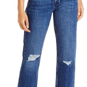 rag & bone Relaxed Fit Distressed Blue Jeans